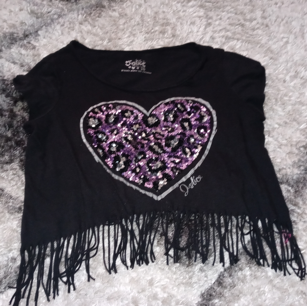 Justice crop tee size 20